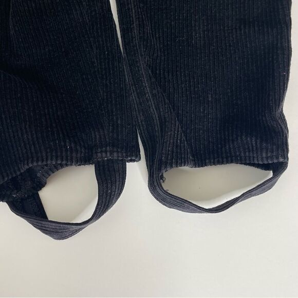 Bogner Vintage Black Corduroy Stirrup Pants - Made in USA - VTG 14 - Picture 7 of 9